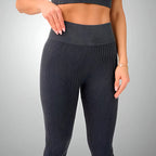 Crne ženske kompresijske helanke za trening