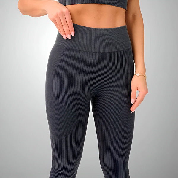 Crne ženske kompresijske helanke za trening