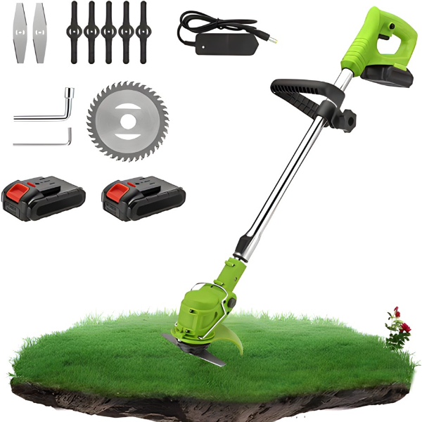 Aku trimer za travu sa 2 baterije