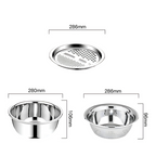 Fenido 3 u 1 kuhinjski set