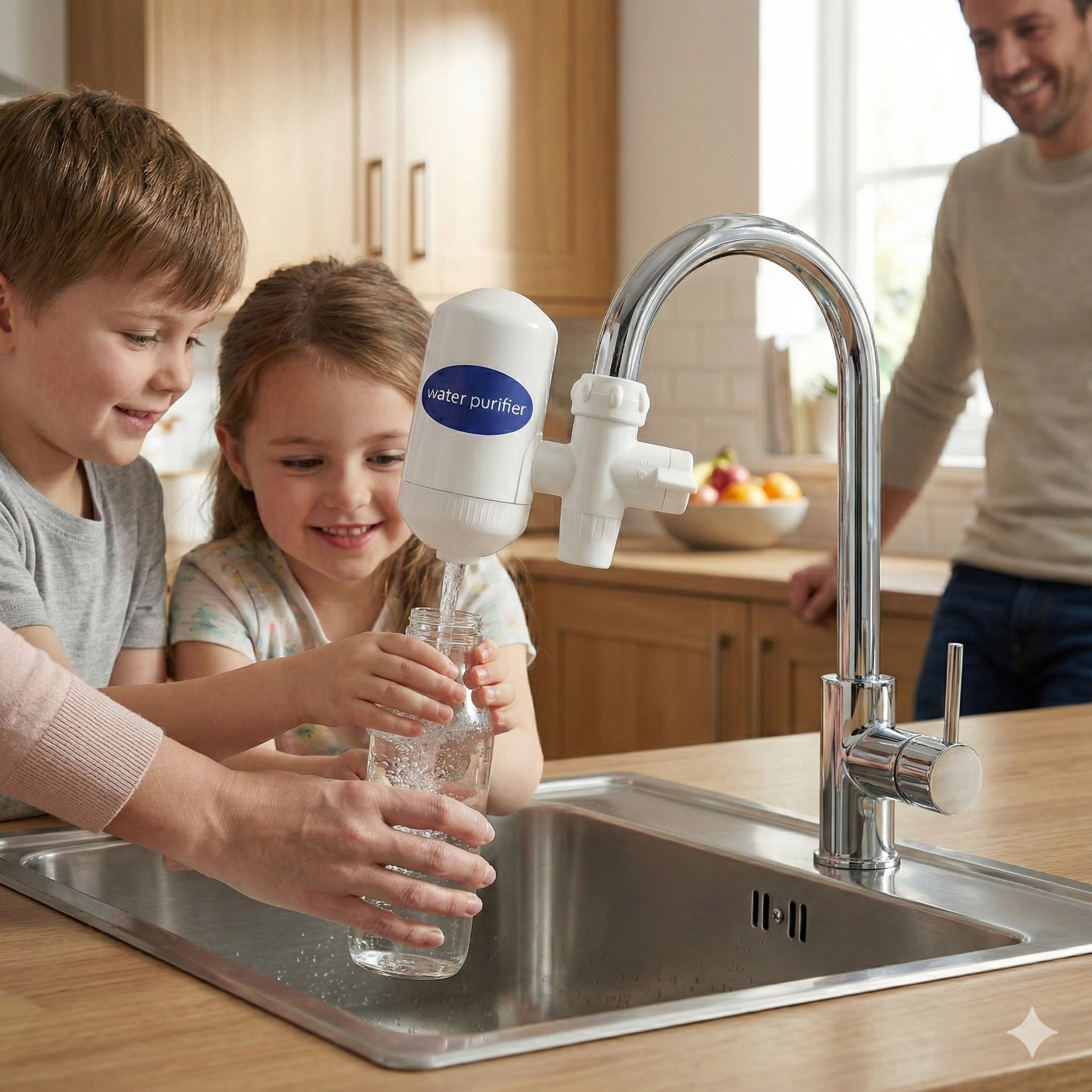 FILTER ZA VODU NA SLAVINI – Instant Water Purifier (Nano-KDF + keramički filter)
