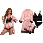 Komplet za spavanje – čipkasti veš (4 dijela)