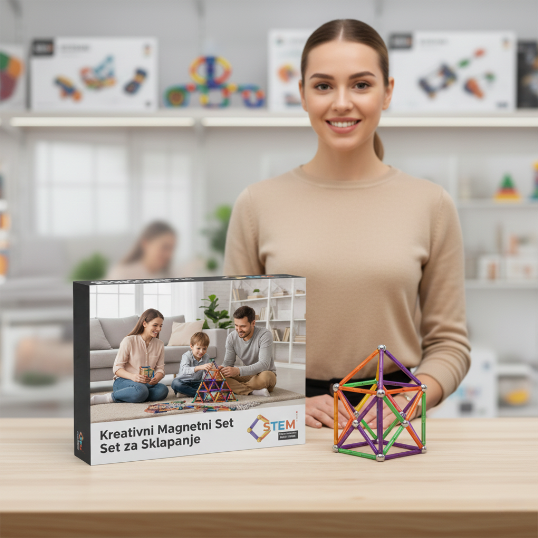 Kreativni Magnetni Set za Sklapanje