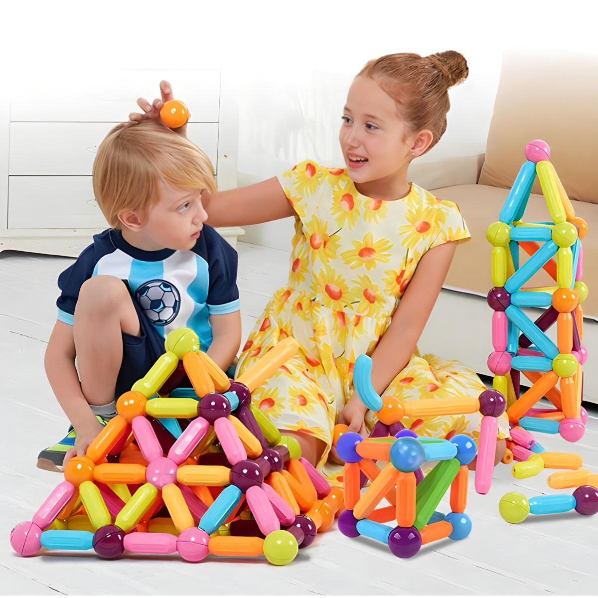 Magnetni set štapića i kugli - 36 dijela