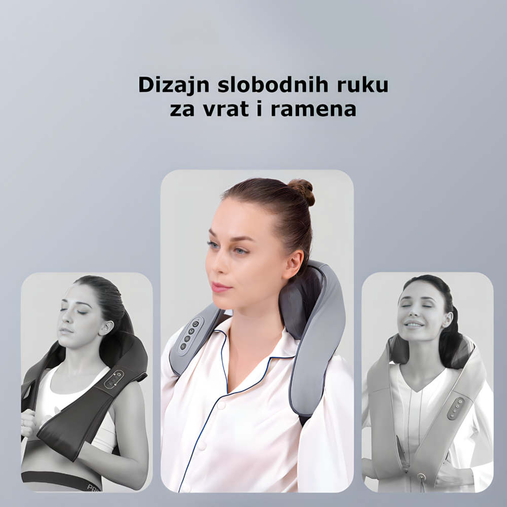 Masažer za vrat i ramena sa grijačem