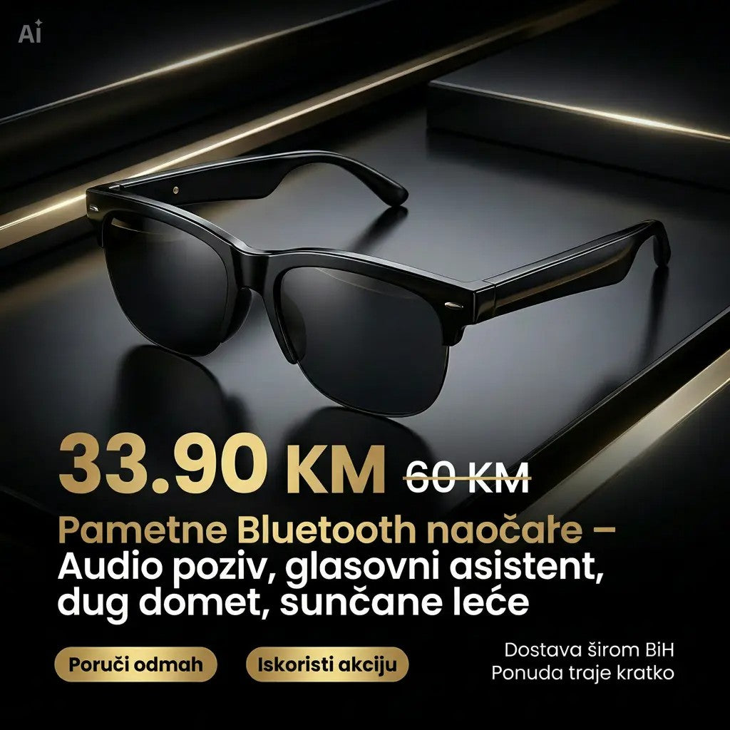 G58 Pro pametne Bluetooth audio naočale za muziku i pozive