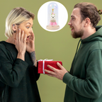 Romantična LED lampa sa ružom i medom