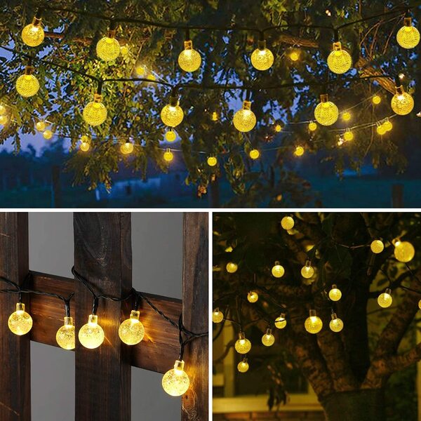 Solarne LED Lampice 8m – Dekorativna Rasvjeta bez Kablova