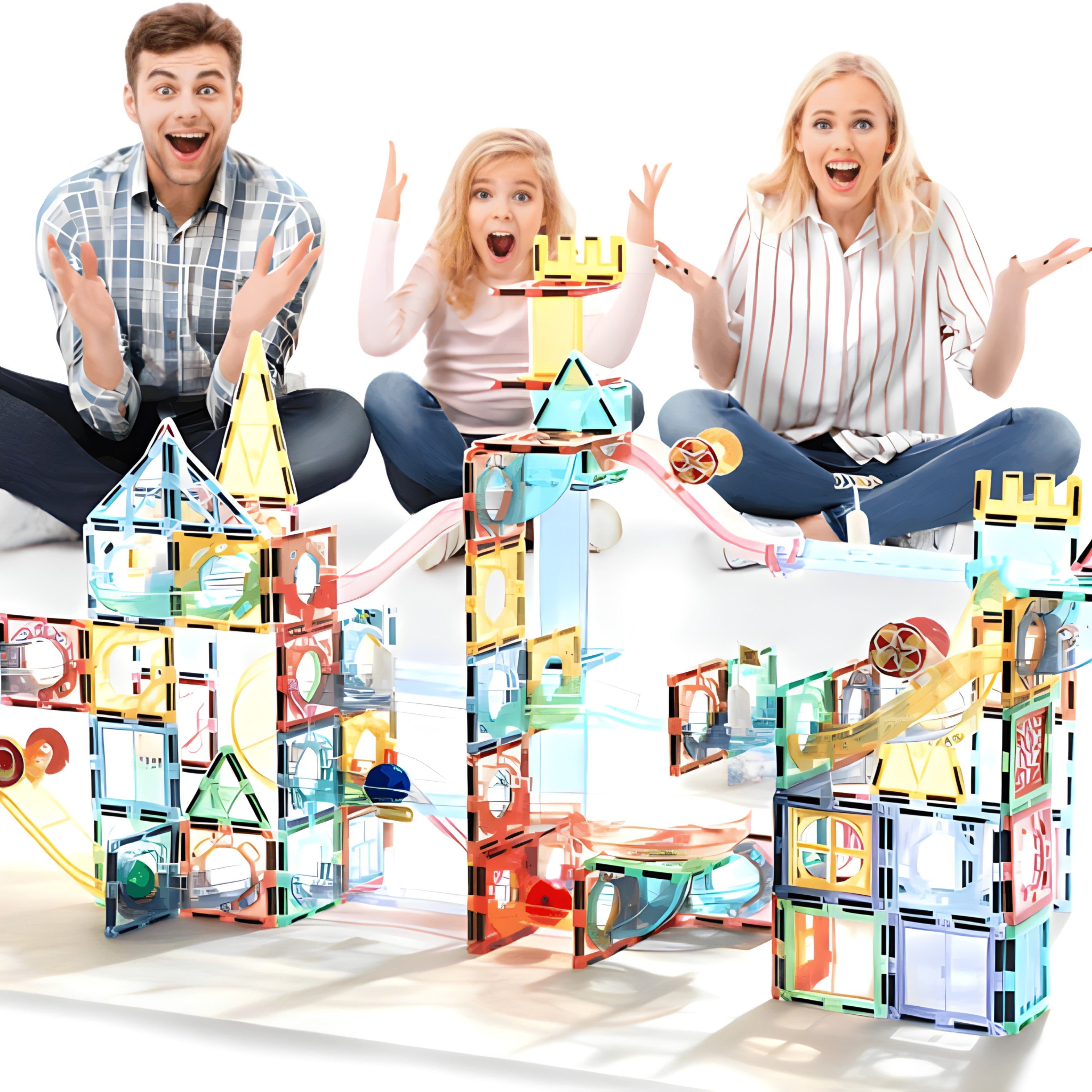 Set magnetnih blokova za djecu (45 dijelova)