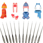 Set za heklanje - 50 dijelova