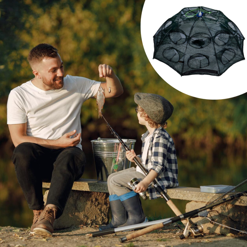 Sklopiva mreža za ribolov sa 20 ulaza