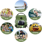 Solarni tuš za kampovanje 20L