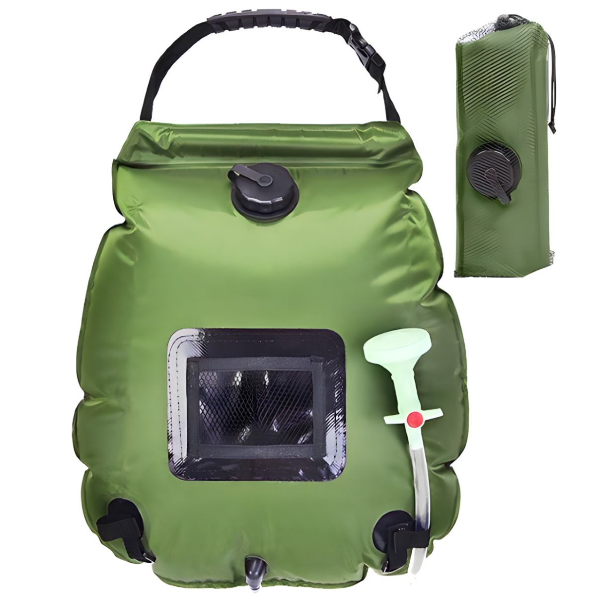 Solarni tuš za kampovanje 20L