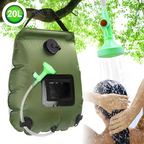 Solarni tuš za kampovanje 20L