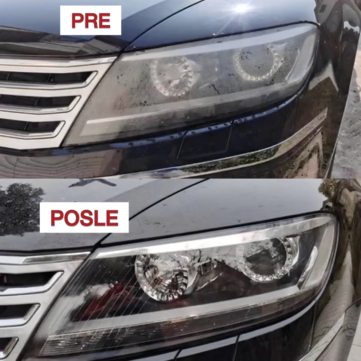 Sprej za poliranje farova