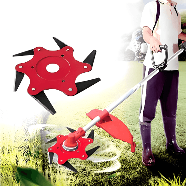 Čelični nastavak za trimer sa 6 oštrica