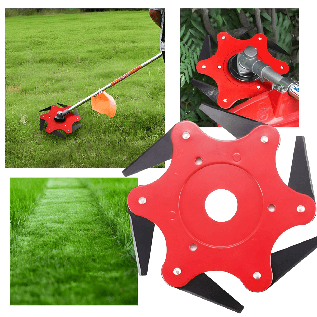 Čelični nastavak za trimer sa 6 oštrica