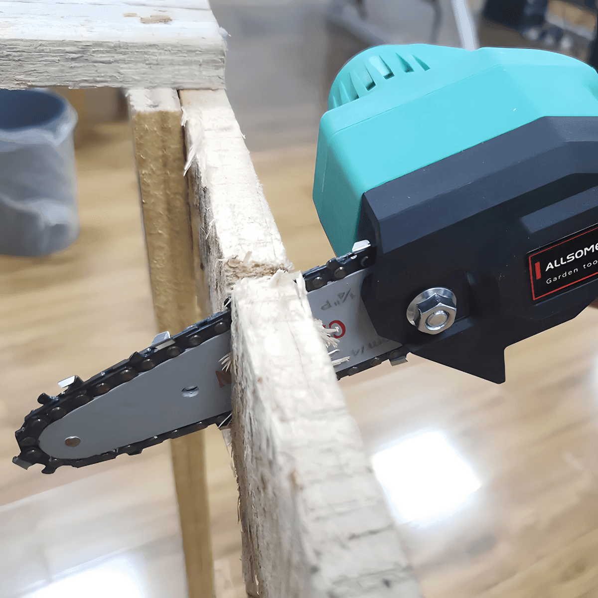 Električna pila za drva + 2 baterije u setu