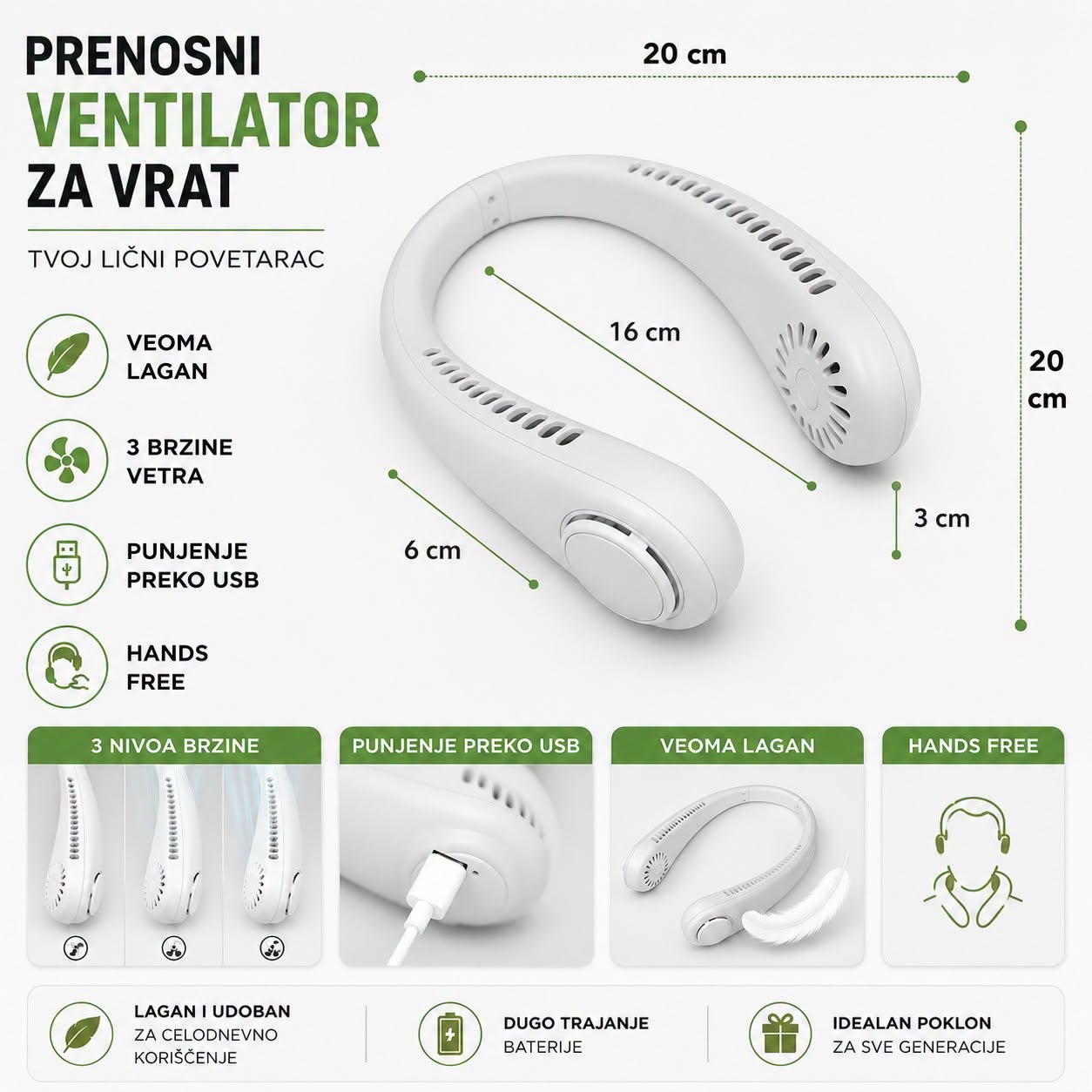 Ventilator za oko vrata